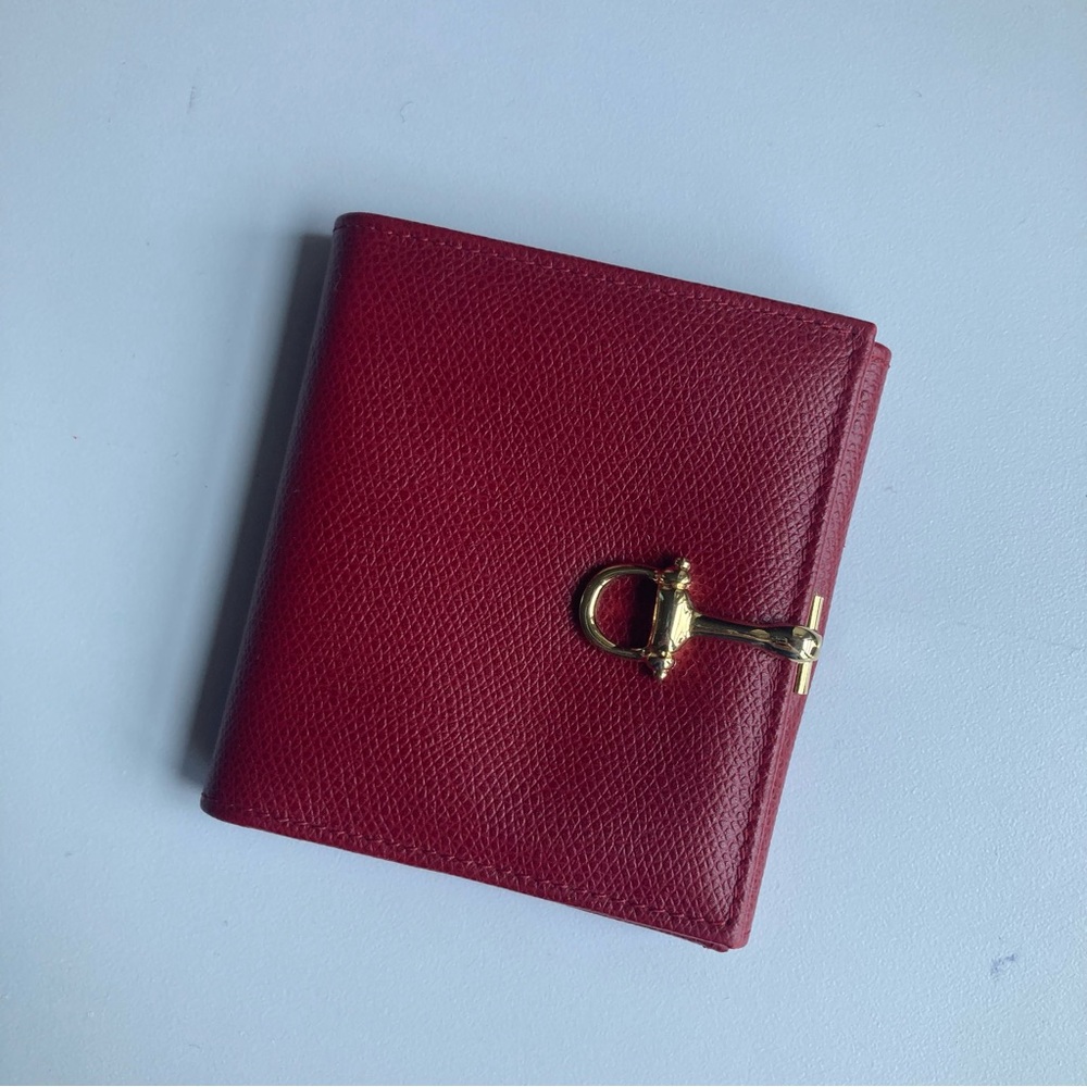 Italian Red Leather Wallet